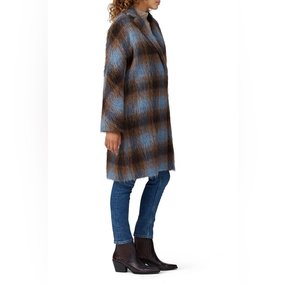 VINCE Mohair Alpaca Wool Blend Plaid - Picture 12 of 15